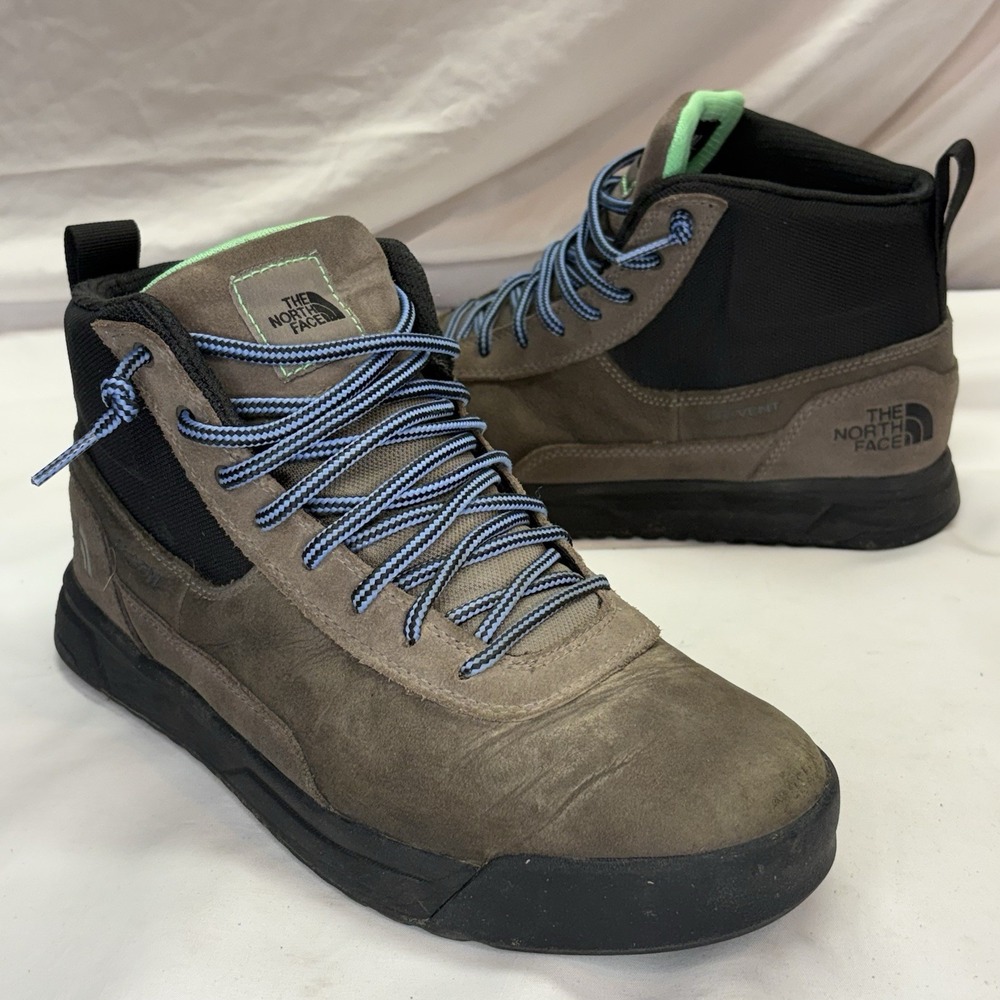The North Face Men's DryVent Waterproof Winter Boots Tan Suede Sz 9 Larimer Mid